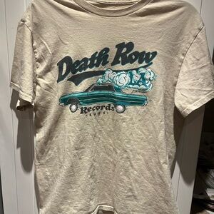 Death Row Records Graphic Tee - Cream